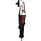 Winkelschleifer in Silber und Schwarz. Roter Schriftzug "KS TOOLS" auf dem schwarzen Griff.