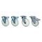 1 set wielen voor bodemklepcontainers BKB + SB