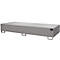 134098 - Stellinglekbak type RW-GR 3300-3, L 3250 x B 1300 mm, met rooster, muisgrijs RAL 7005