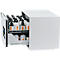2. Auszugsebene für asecos Sicherheitsschränke der UB90 und UB30 Serie, Stahlblech, lichtgrau, B 942 x T 442 x H 45 mm, 7 l, bis 25 kg