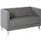 2-places Wienea, tissu gris