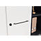 3-delige kantoormeubelset Agenda, 2 archiefkasten, B 800 mm en 1 archiefplank, B 450 mm, elk D 400 x H 1970 mm, grafiet/lichtgrijs