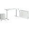 3-delige kantoormeubelset Schäfer Shop Genius MODENA FLEX bureau + Schäfer Shop Select LOGIN mobiele lade + Schäfer Shop Genius TETRIS WOOD schuifdeurkast