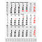3-Monatsplaner Korsch Comfort 2026, Wandkalender, Datumsschieber, Kalendarium für D/GB/F/I, Feiertage rot, B 300 x H 390 mm, Papier, grau
