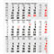 3-Monatsplaner Korsch Comfort 2026, Wandkalender, Datumsschieber, Kalendarium für D/GB/F/I, Feiertage rot, B 300 x H 390 mm, Papier, grau