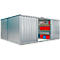 39129 - materiaalcontainer Mod. 1440, gegalvaniseerd, gemonteerd, met houten bodem