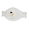 3M ademhalingstoestel 9322+, FFP2 NR D, uitademventiel, EN 149:2001+A1:2009, opvouwbaar, hoog draagcomfort, 10 stuks