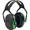 3M Gehoorbescherming X1A, SNR 27 dB, EN 352-1, hoofdband elektrisch geïsoleerd, ontwerp met smalle capsule, zwart/groen