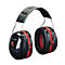 3M oorkappen OPTIME III, SNR 35 dB, EN 352-1-3, gevoerde hoofdband, zwart/rood, voor blootstelling aan extreem lawaai