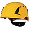 3M Schutzhelm SecureFit X5502V-CE, gelb, UV-stabilisiertes ABS, EN 397, 4-Punkt-Ratschenverschluss, Kopfumfang 50-63 cm