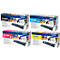 4 cassettes de toner TN-230 Brother, cyan, magenta, jaune, noir