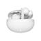 Weiße 4smarts In-Ear-Kopfhörer in einem halb geöffneten, geriffelten Ladecase vor weißem Hintergrund.