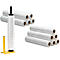6 rollen stretchfolie + 1 handwikkelaar + 6 andere rollen, gratis