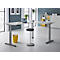 90° Winkeltisch, elektrisch höhenverstellbar, 3-Motoren-Technik, bis 150 kg, T-Fussgestell, B 2000 x T 1600 mm, inkl. Memorymaster, graphit