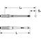 Zeichnung eines Drehmomentschlüssels mit Längenangaben und dem Logo 'KS TOOLS'.