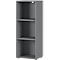 Aalborg archiefplank, 2 verstelbare legborden, meubelglijders, spaanplaat met melamine coating, B 450 x D 400 x H 1200 mm, grafiet