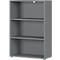Aalborg archiefplank, 2 verstelbare legborden, meubelglijders, spaanplaat met melamine coating, B 800 x D 400 x H 1200 mm, grafiet