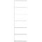 Aanbouwelement Pombal, voor open kast Pombal, breedte 710 mm, wit