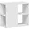 Aanbouwladeblok PALENQUE, 3 zijden open, B 400 x D 800 x H 720 mm, lichtgrijs