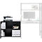 Aanbouwrek voor ORDO Home rekken, 3 legborden, multifunctioneel, verrijdbaar, B 1060 x D 435 x H 825 mm, gitzwart mat RAL 9005
