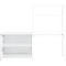 Aanbouwrek voor ORDO Home rekken, 3 legborden, multifunctioneel, verrijdbaar, B 1060 x D 435 x H 825 mm, verkeerswit RAL 9016