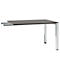 Aanbouwtafel SOLUS PLAY, rechthoekig, B 1200 x D 800 x H 720 - 820 mm, moeraseik