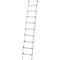 Aanzetladder met treden Lila-serie, 9 treden