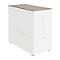 Abdeckplatte SOLUS PLAY, f. Container m. Auszug SOLUS PLAY, B 800 x T 400 mm, Stone grey