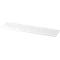 Abdeckplatte TOPAS LINE, für Regale und Schränke, B 1605 mm, weiss