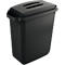 Abfallbehälter Durable Durabin Eco, 60 L, mit Deckel, 2 Tragegriffe, B 590 x T 282 x H 600 mm, recycelter Kunststoff in Qualität Blauer Engel, schwarz