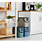Abfalleimer Rotho ALBULA, Recycling-System, 25 l, stapelbar, Kunststoff (BPA-frei), mistletoe weiss