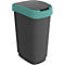 Abfalleimer Rotho TWIST, 50 l, 2 Öffnungsmöglichkeiten, Kunststoff, grün