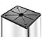 Abfallsammler Hailo Big-Box Swing XL, 52 l, rechteckig, Schwingdeckel, Edelstahl