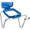 Abfallsammler mit Boden, 70 l, Deckel blau
