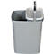 Abfallsammler Probbax, 25 l Volumen, rechteckig, Polypropylen, grau