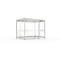 Abri extérieur Köln K3 d/b WSM, l. 3180 x P 2165 x H 2510 mm, entièrement monté, gris blanc RAL 9002