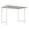 Abri extérieur Leipzig, utilisable d'un côté, unité de base, l. 2870 x P 2200 mm, blanc gris
