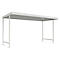 Abri extérieur modèle Leipzig, utilisable d'un côté, unité de base, P 2200 mm, l. 4300 mm, blanc gris