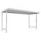 Abri extérieur modèle Leipzig, utilisable d'un côté, unité de base, P 2200 mm, l. 4300 mm, galvanisé