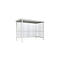 Abri extérieur pour fumeurs Jena Maxi WSM - 4/5 personnes - l. 2960 x P 1580 x H 2360 mm - laqué époxy - gris blanc RAL 9002