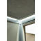 Absorbeur acoustique mural Kleusberg pour CoWoCube®, pour optimiser l'acoustique de la pièce, feutre sur la face avant, protection contre le feu B1 selon DIN 4102, L 500 x H 1000 mm, blanc