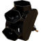 Abzweigstecker brennenstuhl®, 3-fach, sternförmig, IP20, Kunststoff, schwarz