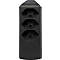 Abzweigstecker brennenstuhl® cleverLINE, 3+1-fach, um 300° drehbar, ohne Aufhänger, IP20, Kunststoff, schwarz
