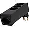 Abzweigstecker brennenstuhl® cleverLINE, 3+1-fach, um 300° drehbar, ohne Aufhänger, IP20, Kunststoff, schwarz