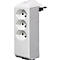 Abzweigstecker brennenstuhl® cleverLINE, 3+1-fach, um 300° drehbar, ohne Aufhänger, IP20, Kunststoff, weiss