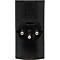 Abzweigstecker brennenstuhl® cleverLINE, extraflach, 2-fach, um 300° drehbar, ohne Aufhänger, IP20, Kunststoff, schwarz