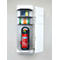 Accesorio para desfibrilador, para ayuda del armario de extintores, ancho 434 x fondo 225 x alto 196 mm, blanco