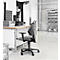 Accoudoirs multifonctions Schäfer Shop Genius, pour chaises de travail Schäfer Shop Genius, 1 paire, réglables en hauteur, en largeur et en profondeur, noir