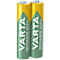 Accu VARTA Recycled Blister 2, rechargeable, 800mAh, Micro AAA, 2 pièces
