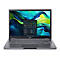 Grauer Laptop mit geöffnetem Display. Windows-Startmenü sichtbar, Acer-Logo am unteren Rand.